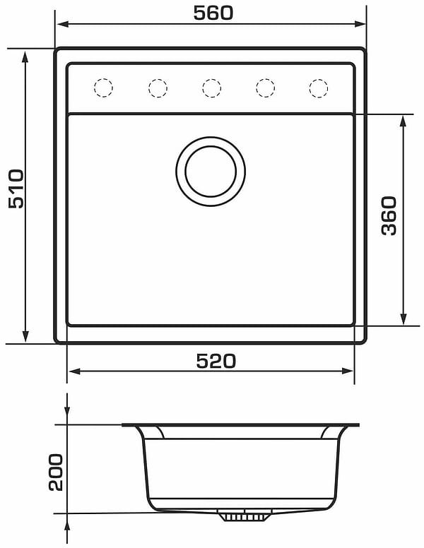 Фото - Мийка кухонна GRANADO Lerida Grafito
