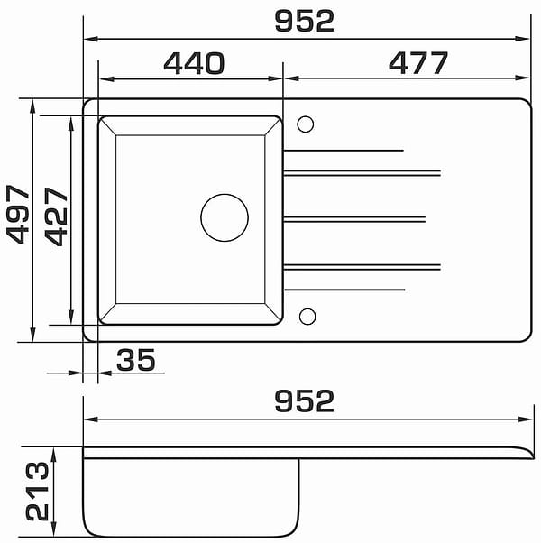 Фото - Мойка кухонная GRANADO Mora Gris