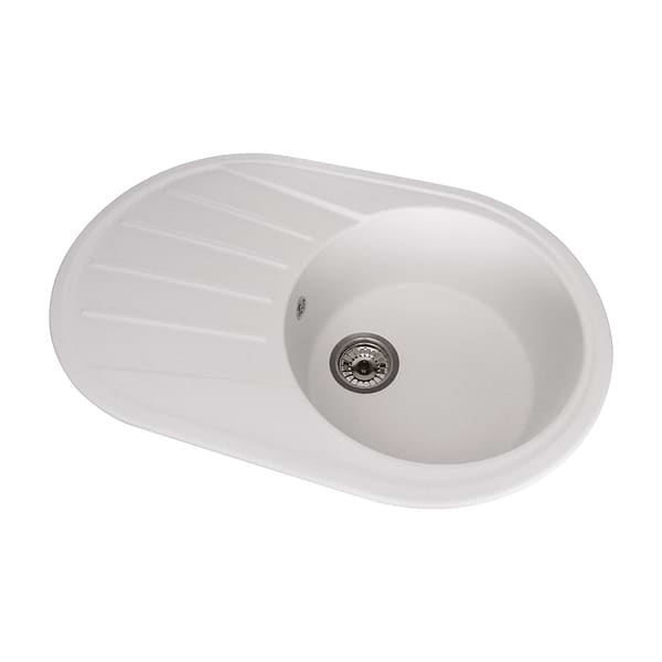 Фото - Мийка кухонна GRANADO Murcia White
