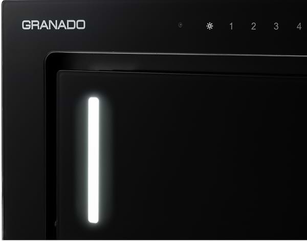 Фото - Витяжка вбудована GRANADO Palamos 1614-1200 Black Glass