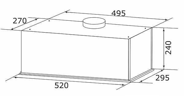 Фото - Витяжка вбудована GRANADO Palamos 1614-1200 White Glass