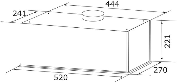 Фото - Витяжка вбудована GRANADO Palamos 3603-1200 Inox