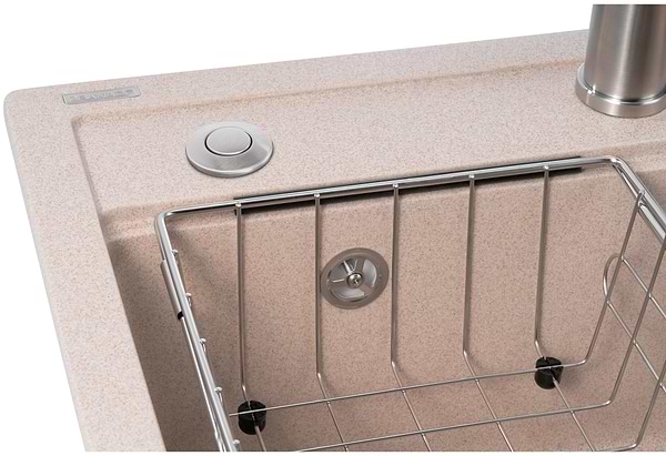 Фото - Мойка кухонная+смеситель GRANADO Royal Artes avena (+ измельчитель Algar + Ferrol inox + дозатор Redondo inox + корзина + доска)