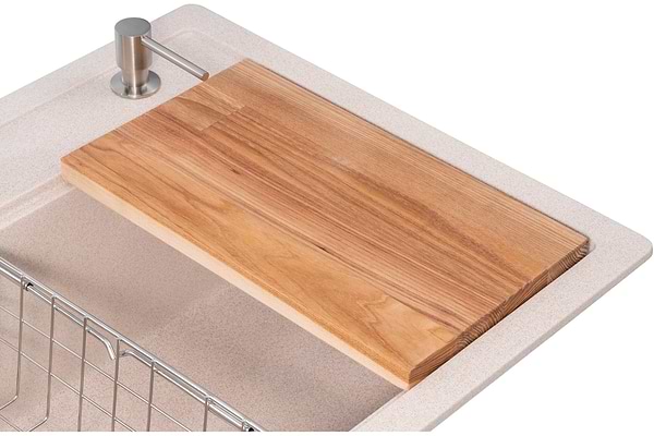 Фото - Мойка кухонная+смеситель GRANADO Royal Artes avena (+ измельчитель Algar + Ferrol inox + дозатор Redondo inox + корзина + доска)