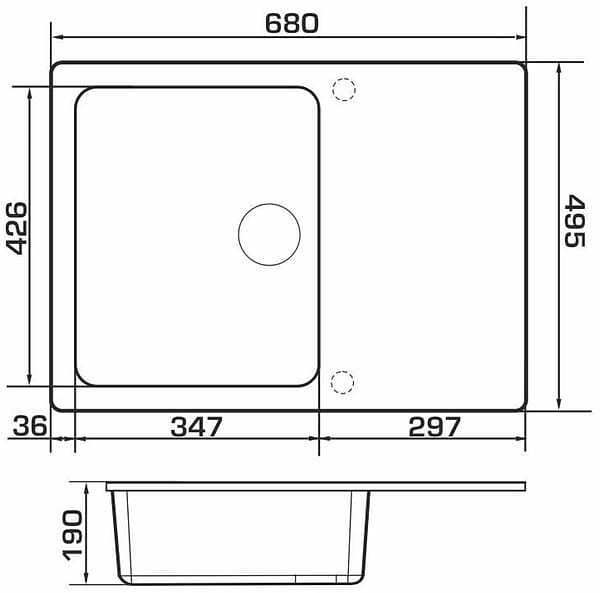 Фото - Мойка кухонная GRANADO Salamanka Gris