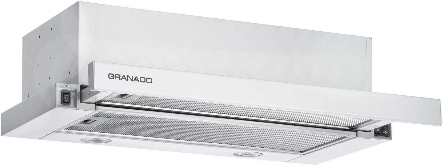 Вытяжка встраиваемая GRANADO Telde 603-1200 White - Фото 1