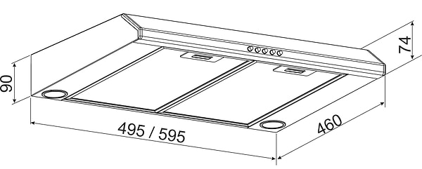 Фото - Витяжка традиційна GRANADO Toses 1503-450 white
