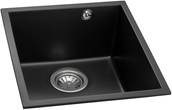 Фото - Мийка кухонна GRANADO UNDER TOP MINI black shine