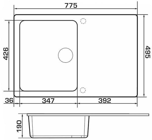 Фото - Мийка кухонна GRANADO Vigo Ivory
