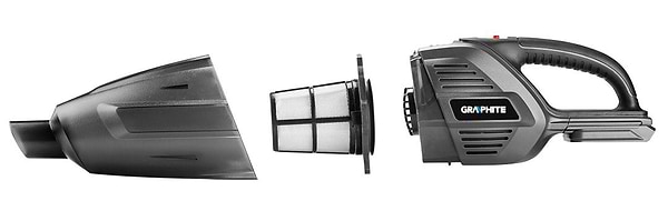 Фото - Пилосос ручний для дому GRAPHITE Energy+ без АКБ та ЗП (58G097)