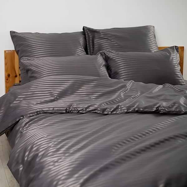 Фото - Комплект постельного белья ТЕП СТРАЙП САТИН Graphite (2-04120_28493)