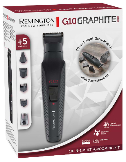 Фото - Тример універсальний Remington PG2100 G10 Graphite 10-in-1 Multigrooming Kit