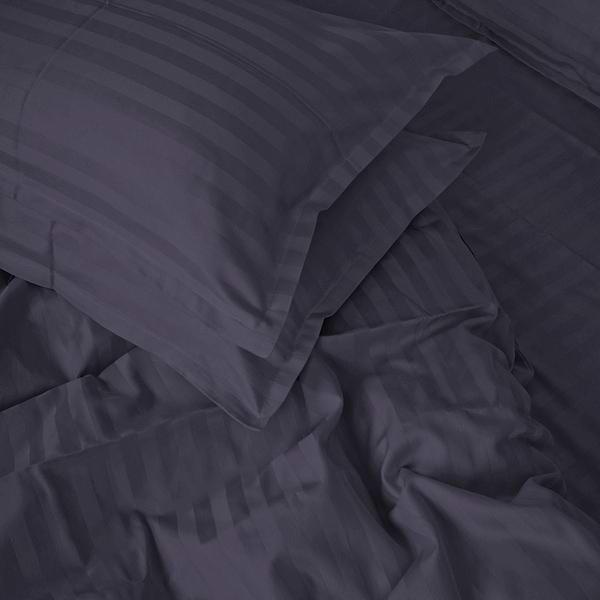 Фото - Комплект постельного белья MirSon Сатин Graphite 2х160х220 см (2200001717732)