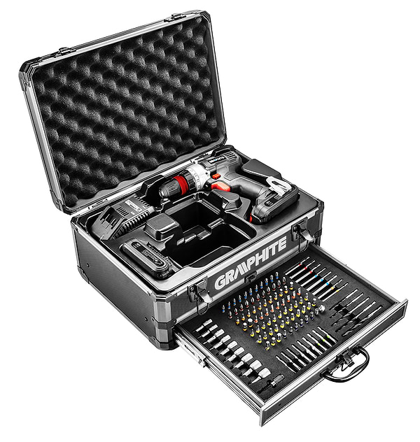 Фото - Дриль-шуруповерт GRAPHITE Energy+ SET (58G022-PS15)