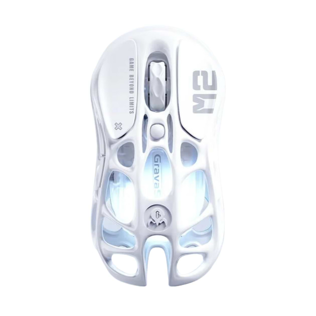 Мышь беспроводная игровая GravaStar Mercury M2 RGB Opaline White (GRAVASTARM2_WHT)