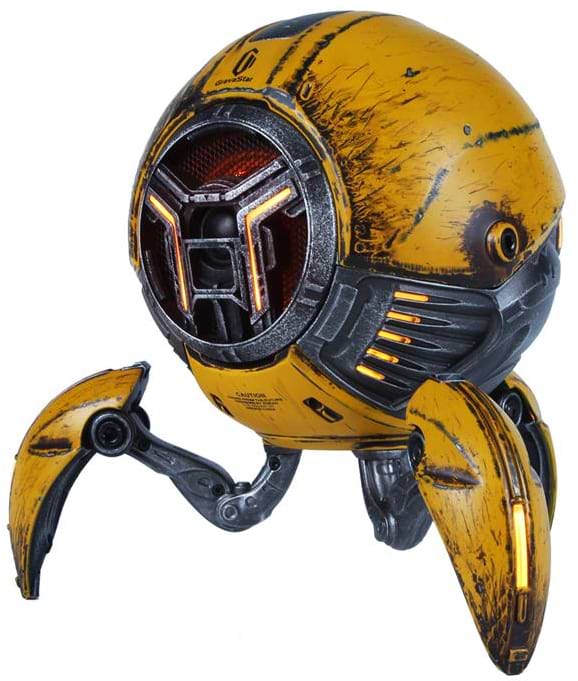 Комп'ютерна акустика компактна 2.0 GravaStar Mars Pro 2 Battle-Worn, Zinc Alloy body, BT/3.5мм, 20ВТ Yellow (GRAVASTARG1PRO_YLW_V2)