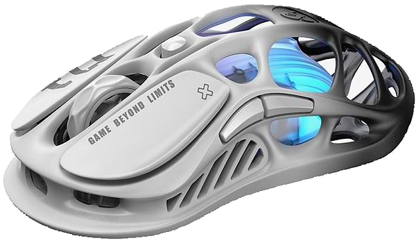 Фото - Мышь беспроводная игровая GravaStar Mercury M1 Pro BT/WL/USB-A RGB (GRAVASTARM1PRO_GBLK)