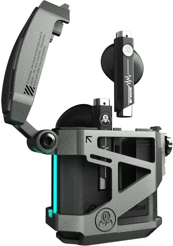 Фото - Наушники вкладыши беспроводные TWS GravaStar Sirius P5 Defense Armor (GRAVASTARP5_ARMOR_GRY_V2)