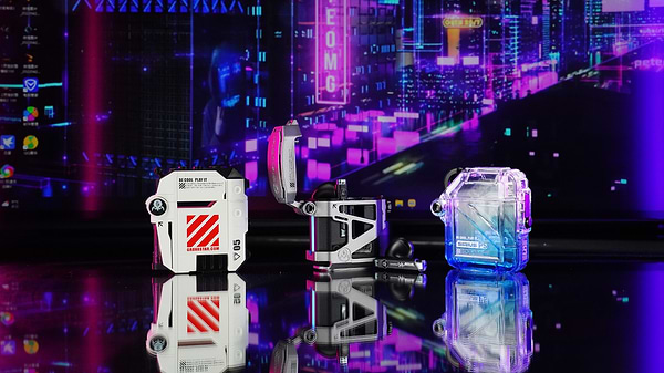 Фото - Навушники вкладиші бездротові TWS GravaStar Sirius P5 Defense Mecha (GRAVASTARP5_MECHA_WHT_V2)