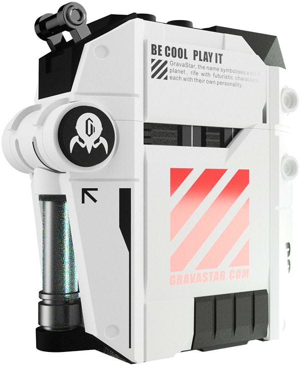 Фото - Навушники вкладиші бездротові TWS GravaStar Sirius P5 Defense Mecha (GRAVASTARP5_MECHA_WHT_V2)