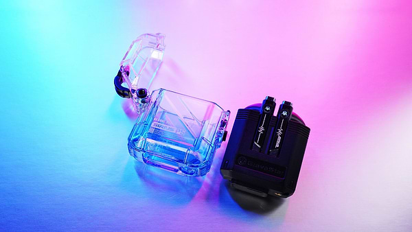 Фото - Навушники вкладиші бездротові TWS GravaStar Sirius P5 Transparent Blue (GRAVASTARP5_XTAL_BLU_V2)