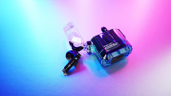 Фото - Навушники вкладиші бездротові TWS GravaStar Sirius P5 Transparent Blue (GRAVASTARP5_XTAL_BLU_V2)