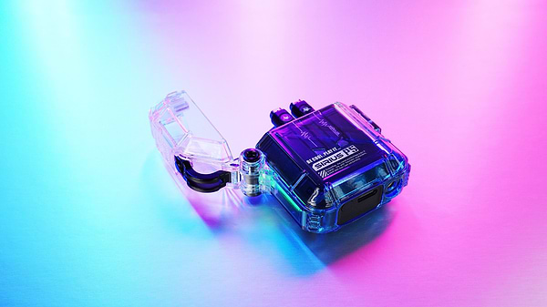 Фото - Навушники вкладиші бездротові TWS GravaStar Sirius P5 Transparent Blue (GRAVASTARP5_XTAL_BLU_V2)