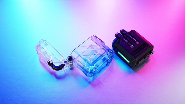 Фото - Навушники вкладиші бездротові TWS GravaStar Sirius P5 Transparent Blue (GRAVASTARP5_XTAL_BLU_V2)