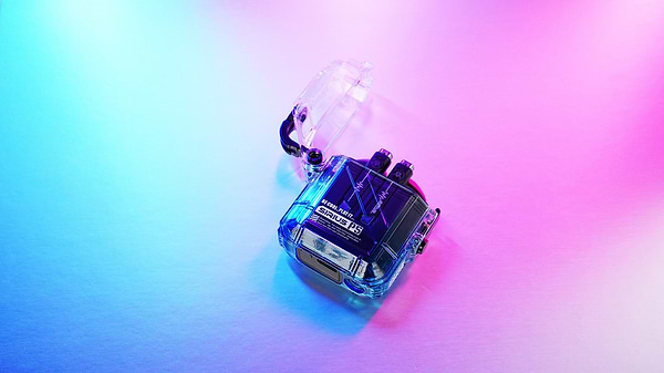 Фото - Навушники вкладиші бездротові TWS GravaStar Sirius P5 Transparent Blue (GRAVASTARP5_XTAL_BLU_V2)