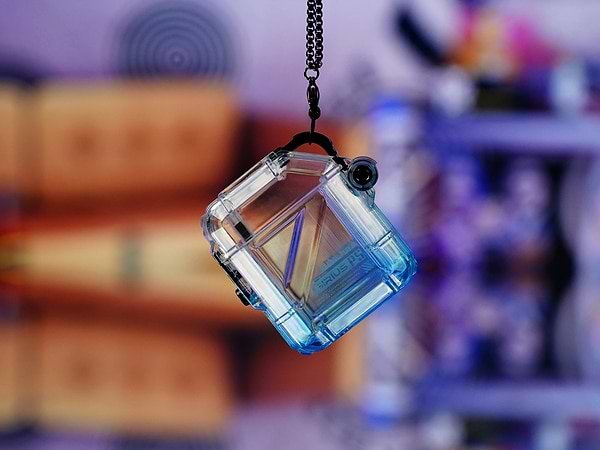 Фото - Навушники вкладиші бездротові TWS GravaStar Sirius P5 Transparent Blue (GRAVASTARP5_XTAL_BLU_V2)