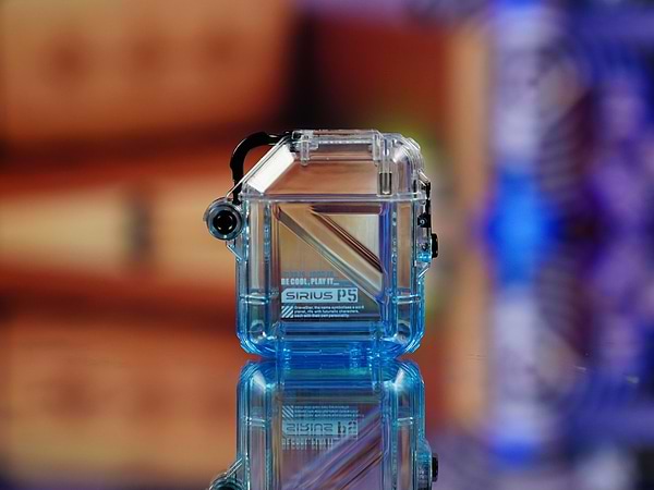 Фото - Навушники вкладиші бездротові TWS GravaStar Sirius P5 Transparent Blue (GRAVASTARP5_XTAL_BLU_V2)