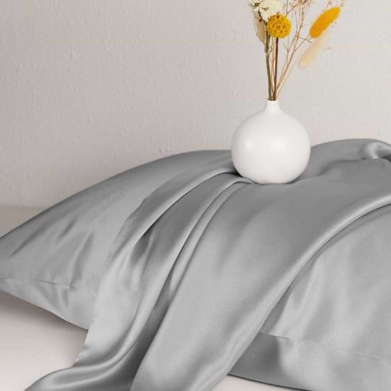 Фото - Комплект постельного белья MirSon Satin Light Pro 10-004 Gray 200х220 см (2200010170351)