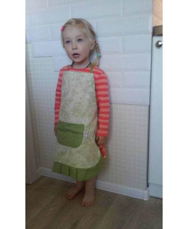 Фото - Фартух Прованс дитячий Vintage Green (010648)