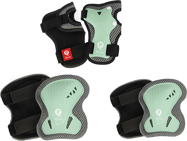 Фото - Комплект захисту Qplay розмір S до 25 кг Green (SP-01SafetyPadsSNewGreen)