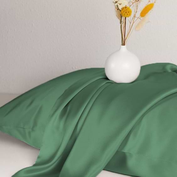 Фото - Комплект постельного белья MirSon Satin Light Pro 10-009 Green 160х220 см (2200010173031)