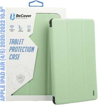 Фото - Чохол для планшета BeCover Soft Edge з кріпленням Apple Pencil for Apple iPad Air (4/5) 2020/2022 10.9'' Green (711121)