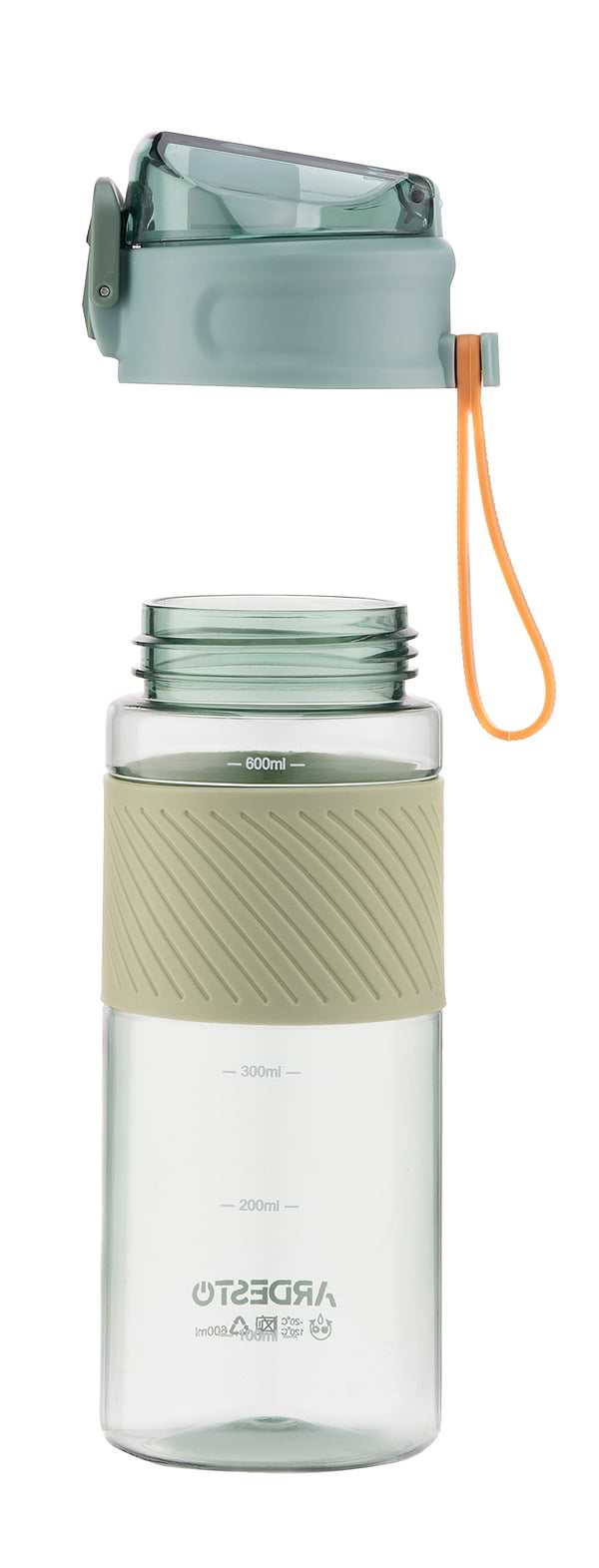Фото - Пляшка для води Ardesto Active 600 мл Green (AR2260PG)