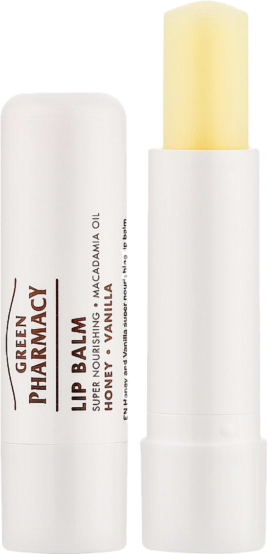 Бальзам для губ Green Pharmacy 3,6 г суперживлення мед і ваніль (8588006036978)