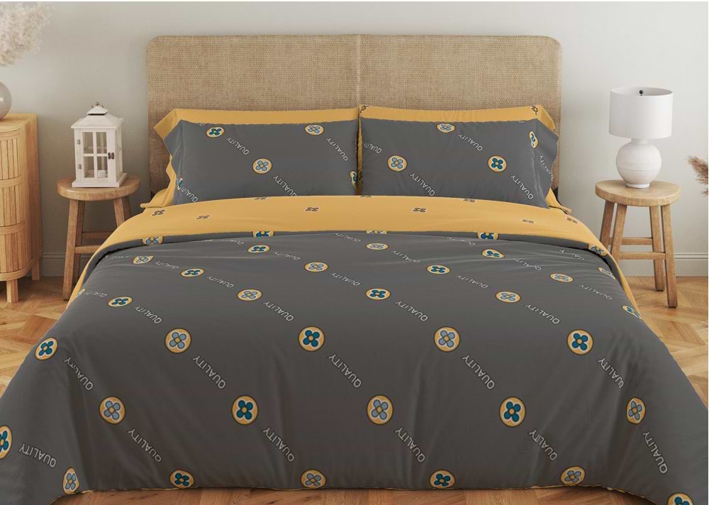 Комплект постільної білизни ТЕП Soft dreams Grey and Orange (2-03860_26022)