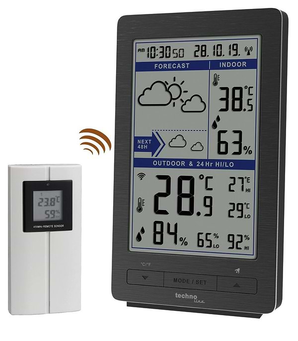 Фото - Метеостанція Technoline Grey (WS9485)