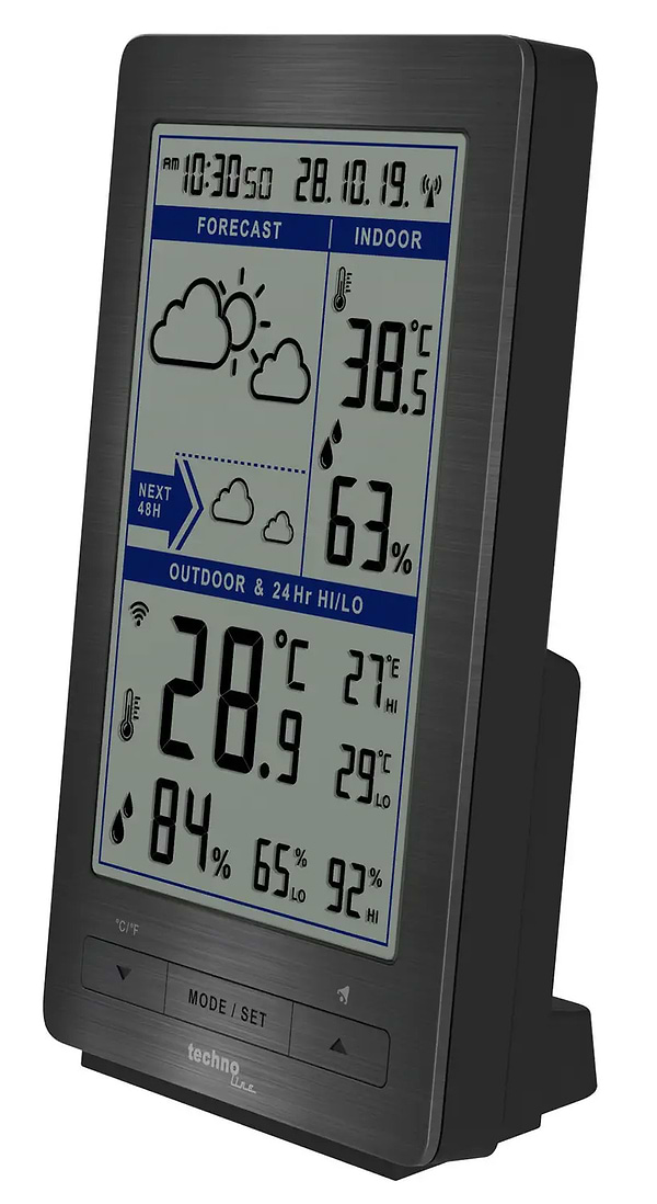 Фото - Метеостанція Technoline Grey (WS9485)