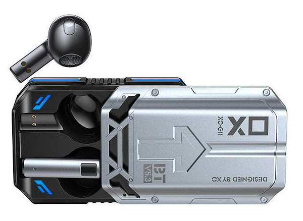 Фото - Наушники вкладыши беспроводные TWS XO G11 Grey (XO-G11GRY)