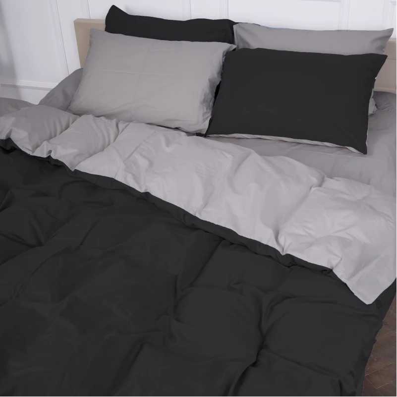 Комплект постельного белья детский MirSon Сатин Greyness 0251+0055 110х140 (2200000687029)