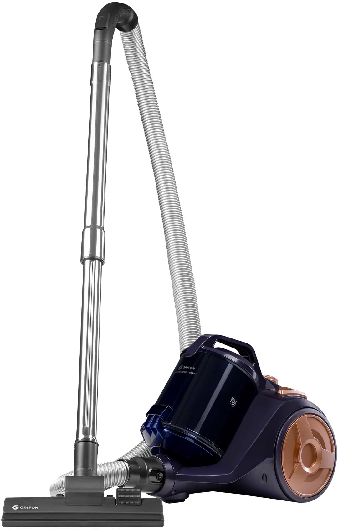 Купити Пилосос для сухого прибирання без мішка Grifon VC82BL Gold Blue - Фото 1 Пилосос для сухого прибирання без мішка Grifon VC82BL Gold Blue - Фото 1