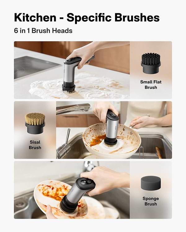 Фото - Акумуляторна щітка HOTO Grip (QWQJA10)