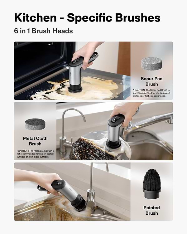 Фото - Акумуляторна щітка HOTO Grip (QWQJA10)