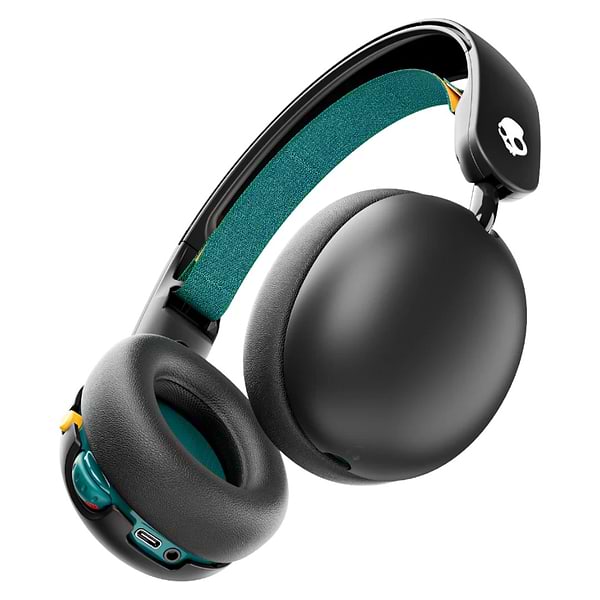 Фото - Наушники накладные беспроводные Skullcandy GROM Wireless Kids Black Verdigris (S6KBW-R740)