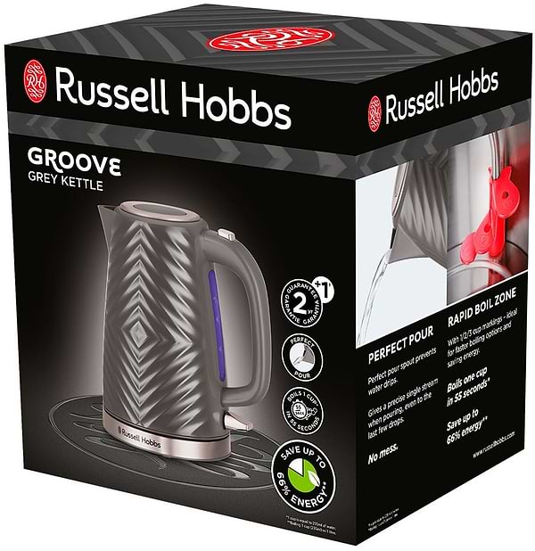 Фото - Электрический чайник Russell Hobbs 26382-70 Groove Gray