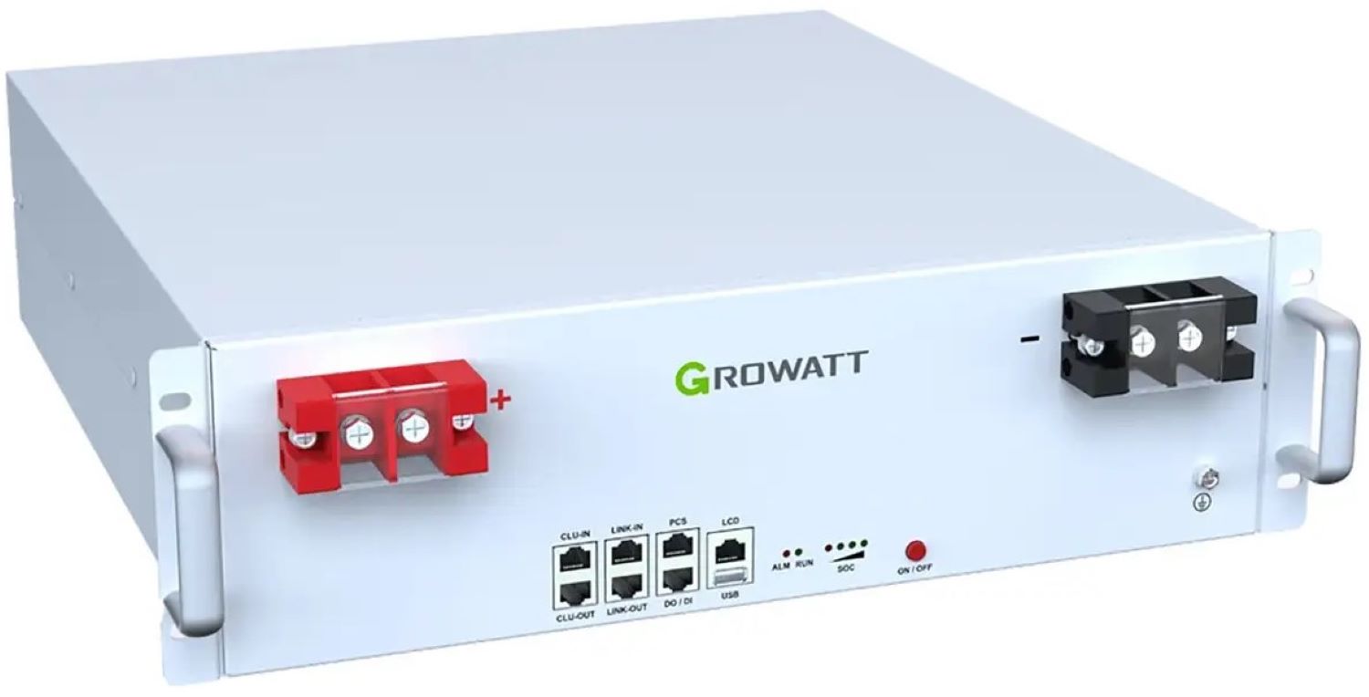 Батарея для солнечного инвертора Growatt LiFePO4 5120 Вт/час, 100 А/час (Hope 5.0L-B1 C1)