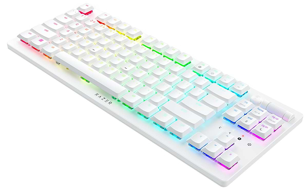 Фото - Клавіатура бездротова ігрова Razer DeathStalker V2 Pro TKL Red Switch White (RZ03-04373500-R3M1)